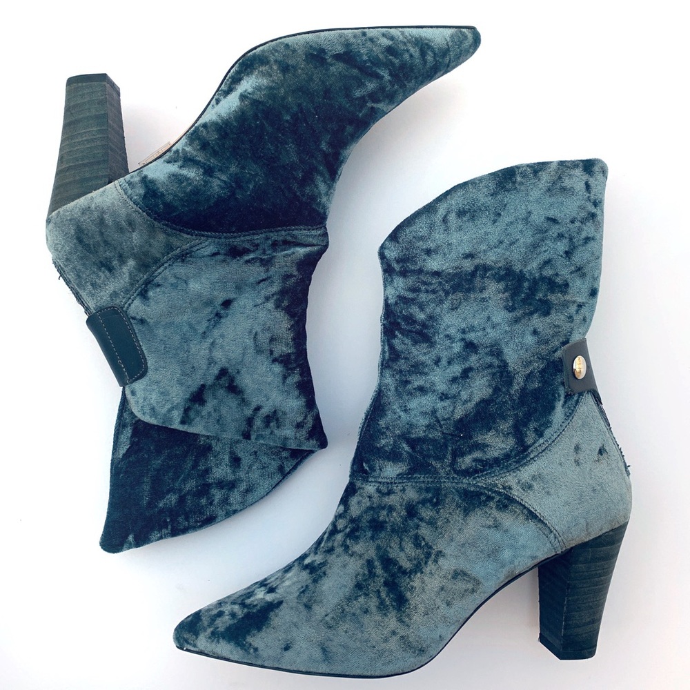 Free People Moonlight Velvet Bootie